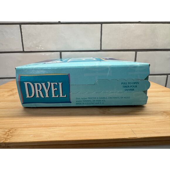 Vintage DRYEL Starter Kit Opened & NIB Refill Cloths At Home Dry Cleaning - Picture 7 of 8